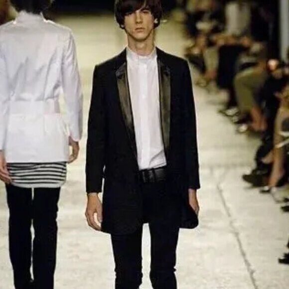 Dior SS 07 Striped Tank Top PFW Made Italy Hedi Slimane - Picture 5 of 10